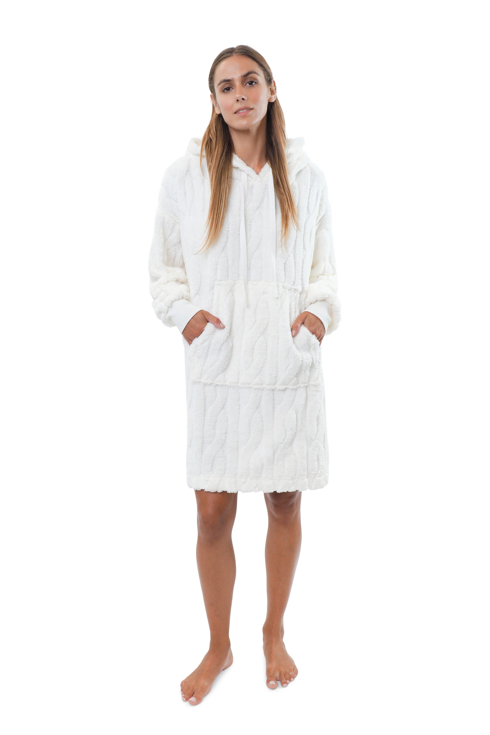 Cloud Dancer Hooded Plush Lounger