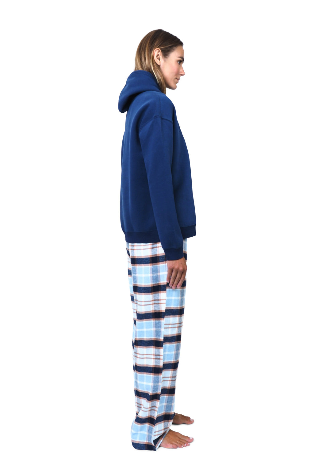 Navy Blazer Hooded Fleece PJ Set