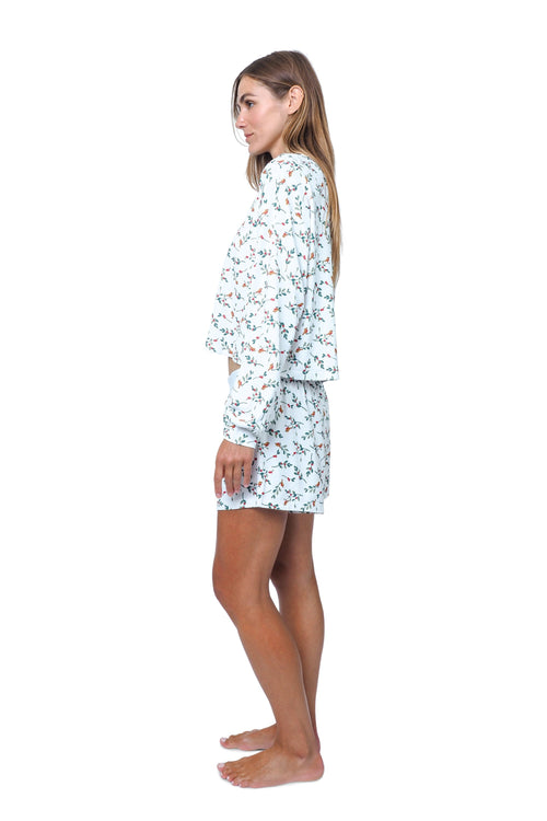 Cloud Dancer Long Sleeve Boxer Set